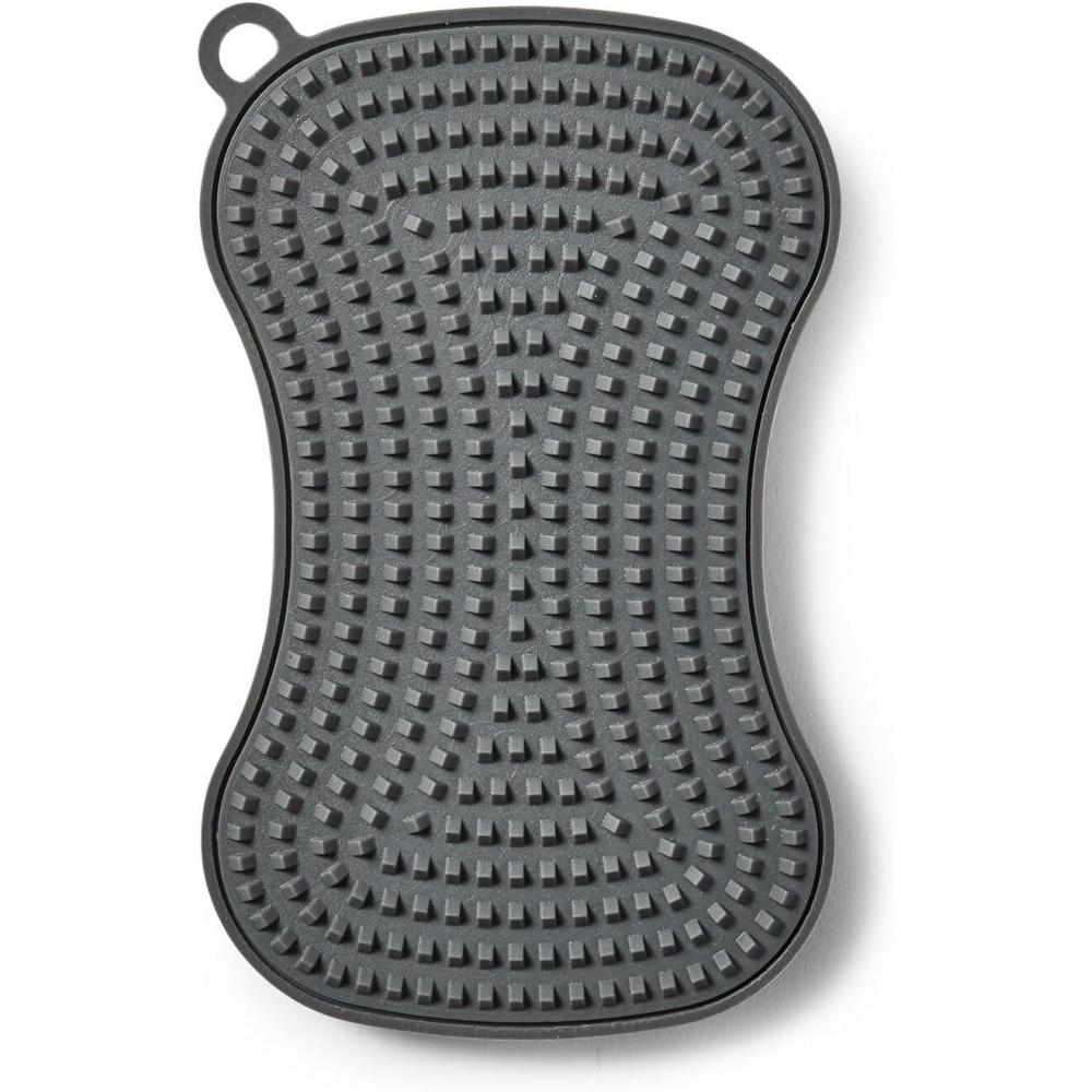 Sur La Table Dual-Action Silicone Sponge, Gray
