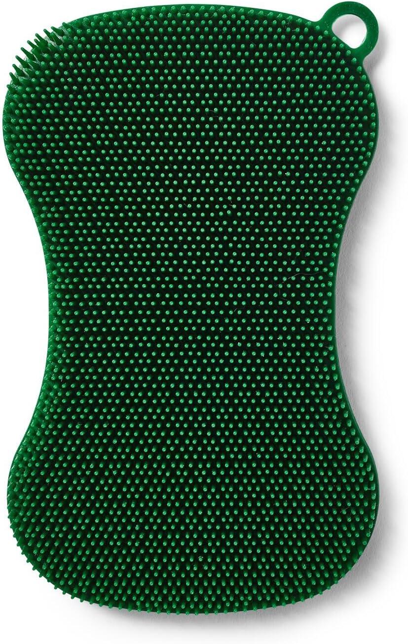 Sur La Table Dual-Action Silicone Sponge, Green - view 2