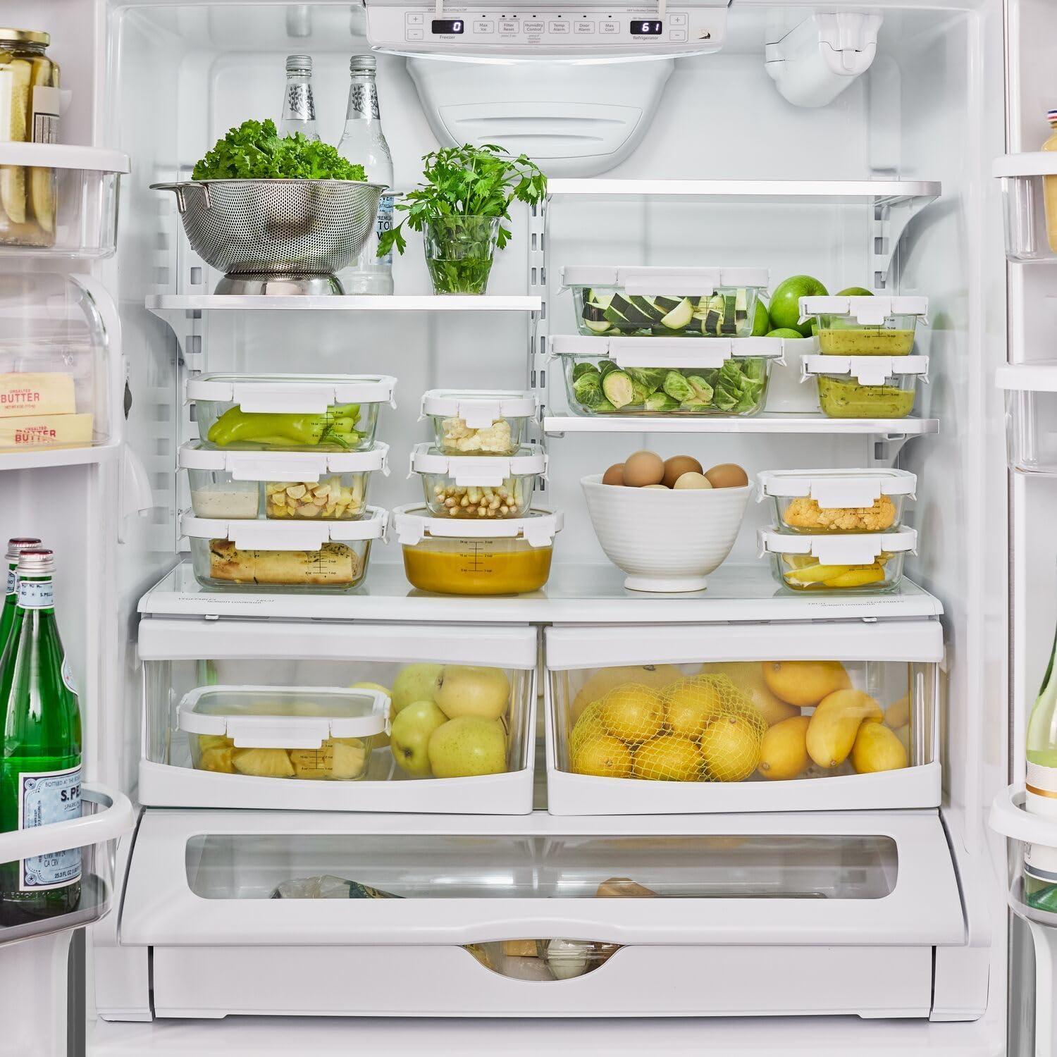 Sur La Table Glass Storage Containers, 8-Piece Set, Clear - view 4