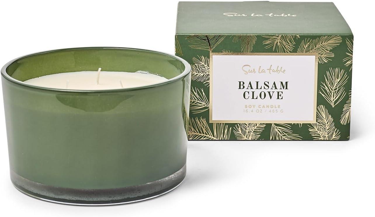 Sur La Table Balsam Clove Candle, Green - view 5