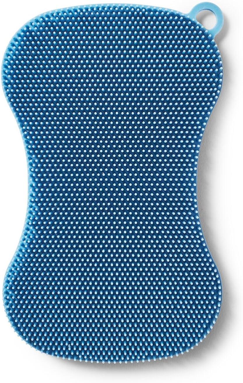 Sur La Table Dual-Action Silicone Sponge, Light Blue - view 2