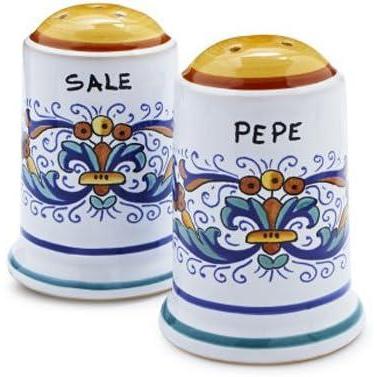 Sur La Table Nova Deruta Salt and Pepper Shaker Set, White