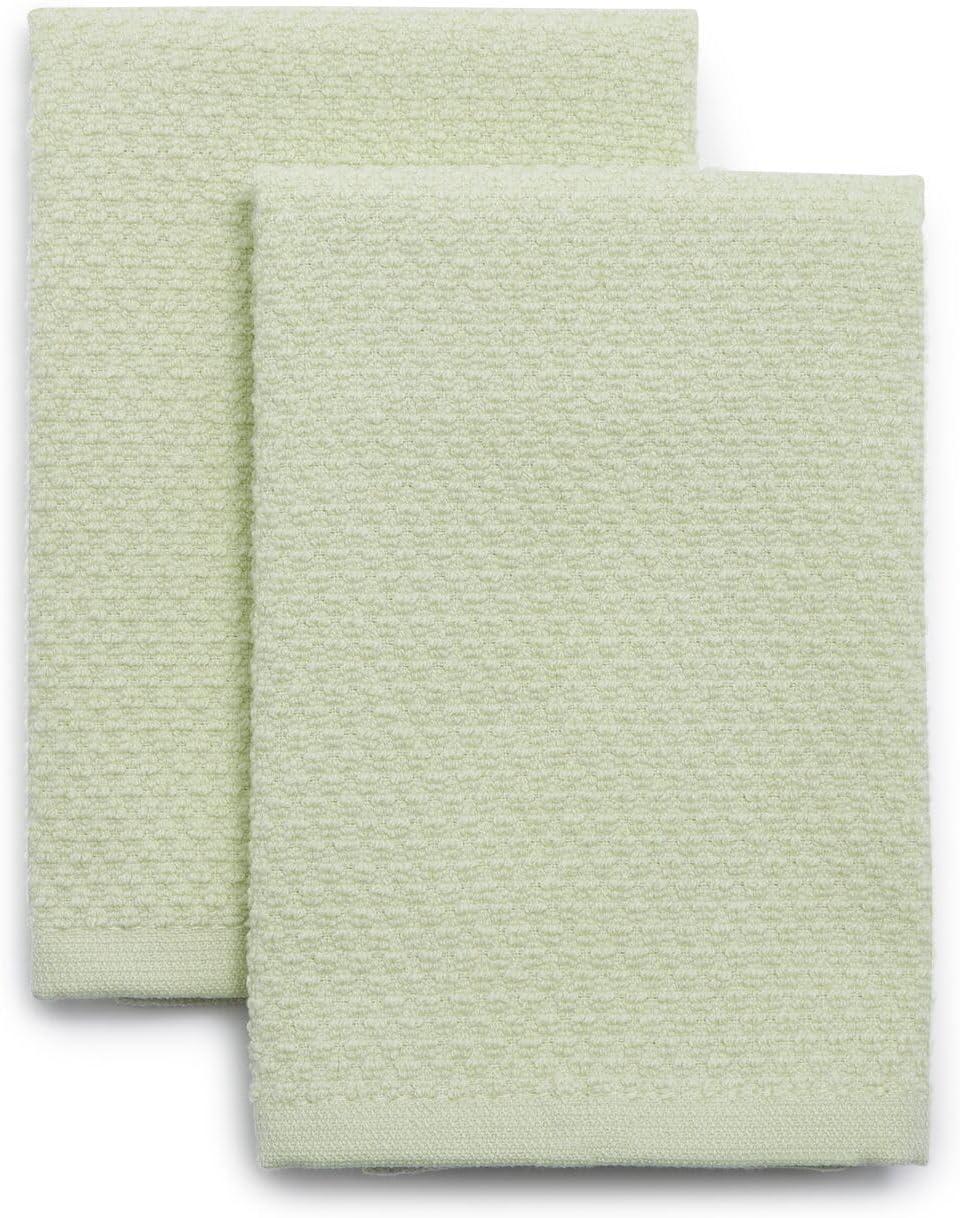Sur La Table Organic Cotton Dishcloths, Set of 2, Chamomile - view 3