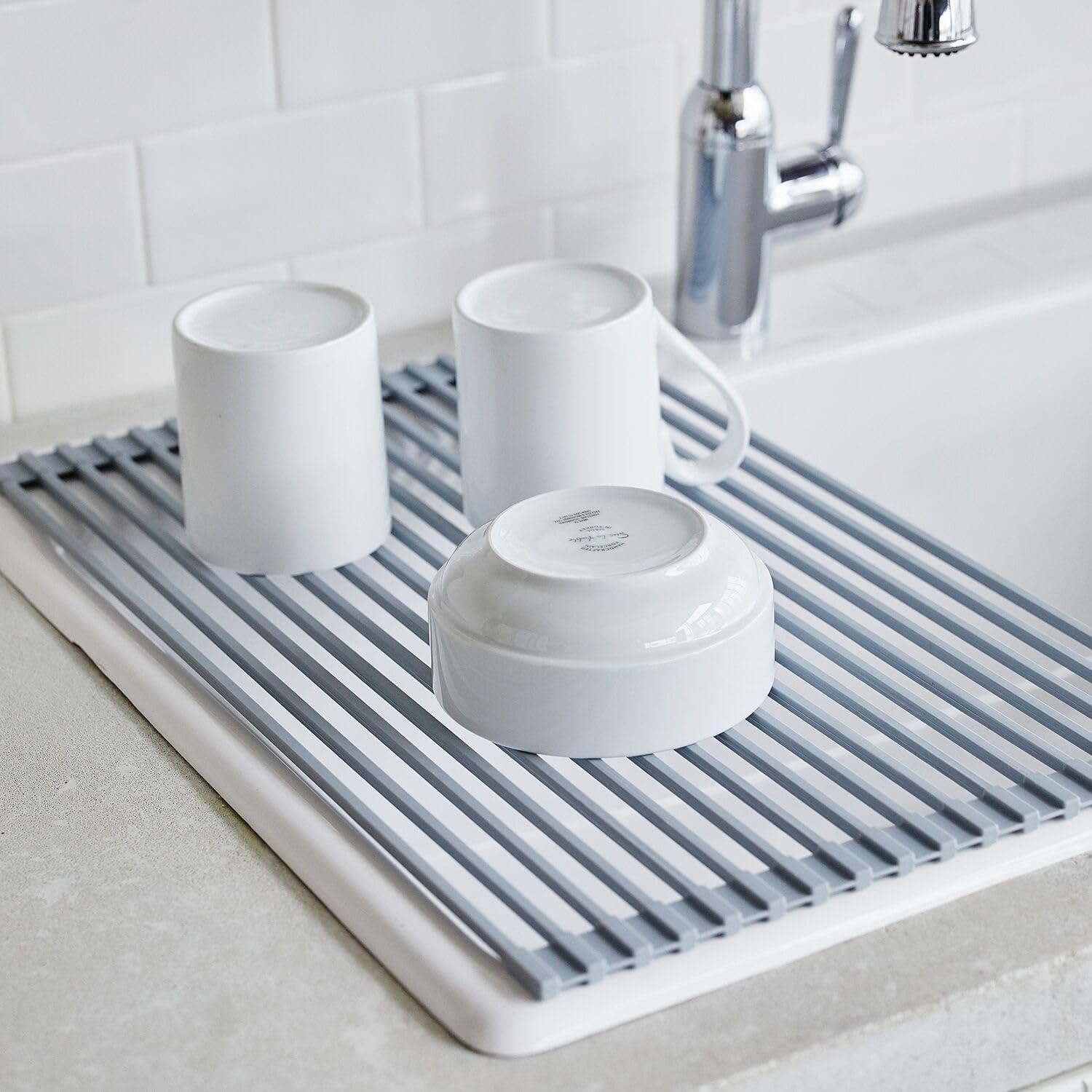Sur La Table Over-The-Sink Drying Rack, Gray(Gray) - view 2