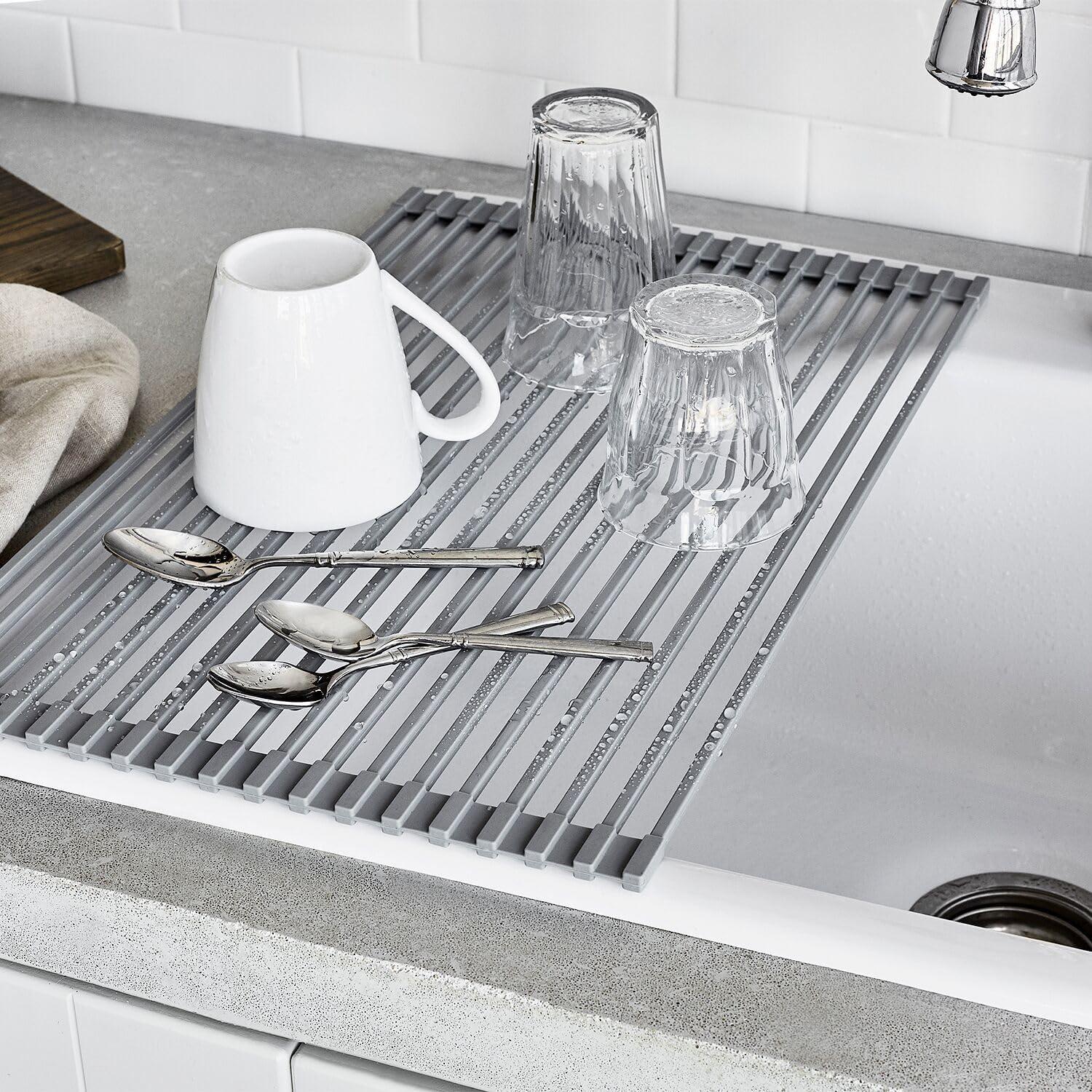 Sur La Table Over-The-Sink Drying Rack, Gray(Gray) - view 3