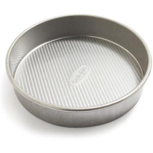 Sur La Table Platinum Pro Round Cake Pan, 9″, Silver