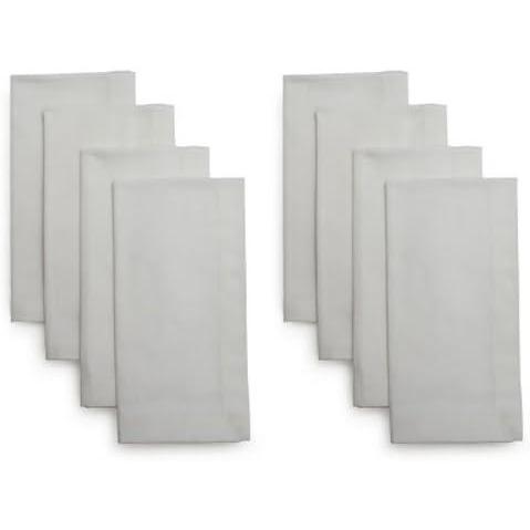 Sur La Table Herringbone Napkins, Set of 8, White
