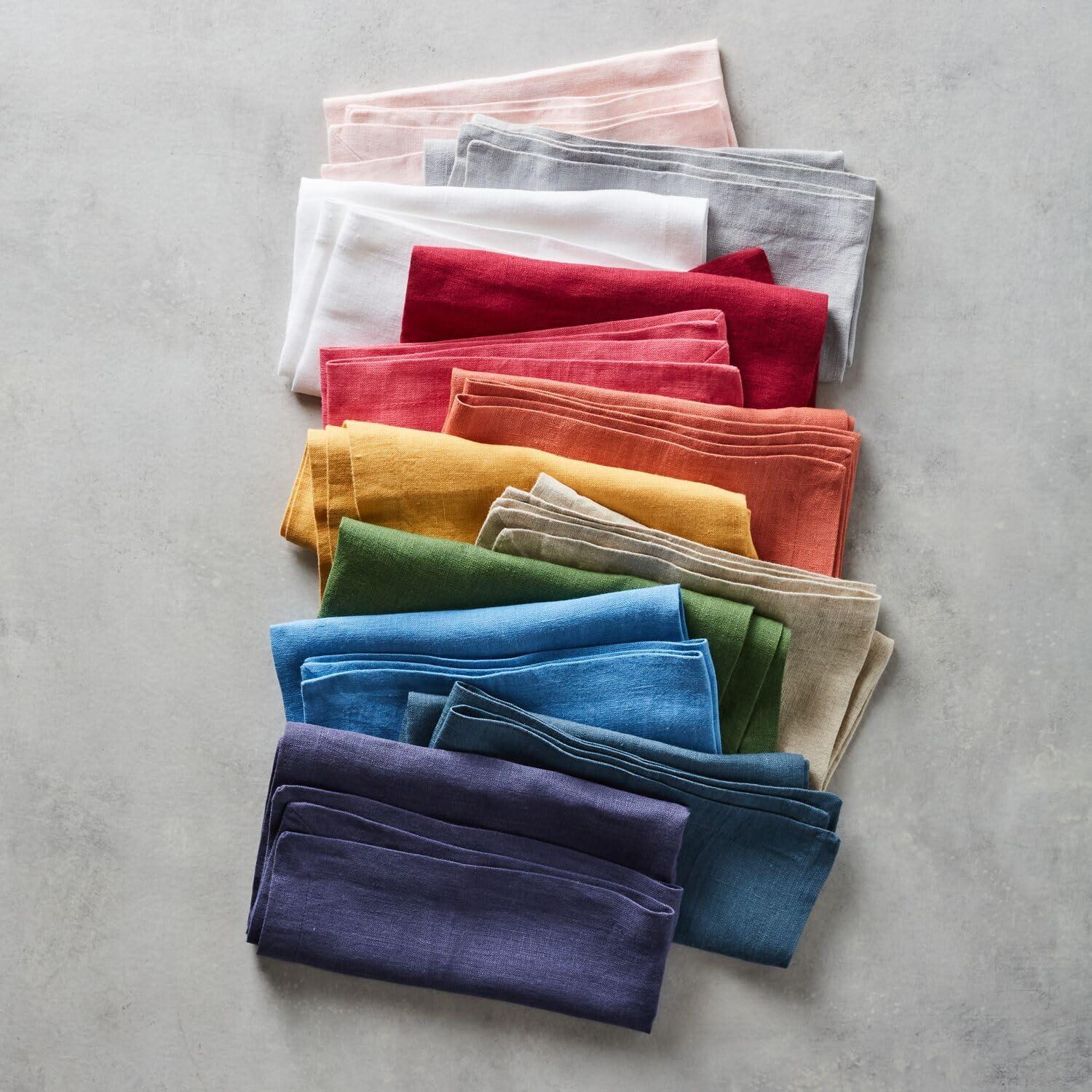 Sur La Table Linen Napkins, Set of 4, Blue(Exclusive Color: Honey) - view 2