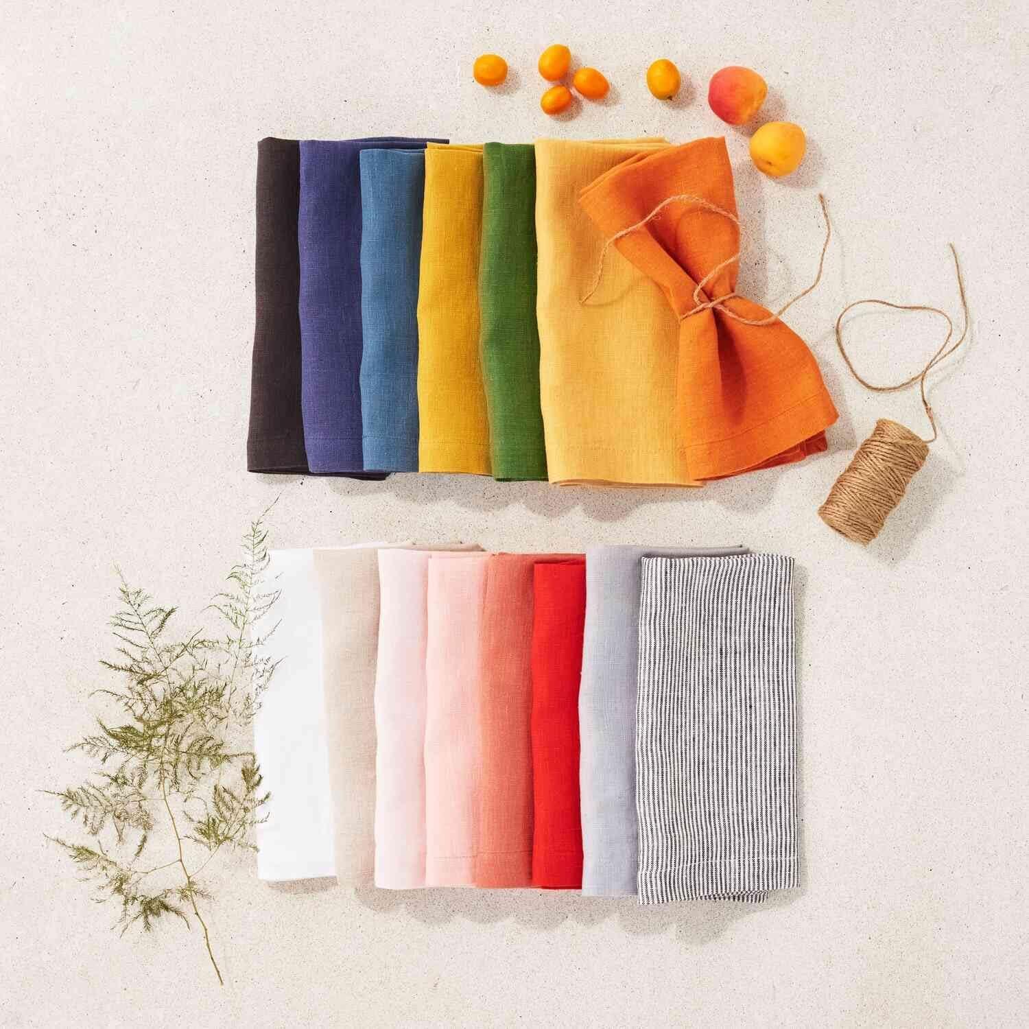 Sur La Table Linen Napkins, Set of 4, Blue(Indigo) - view 4
