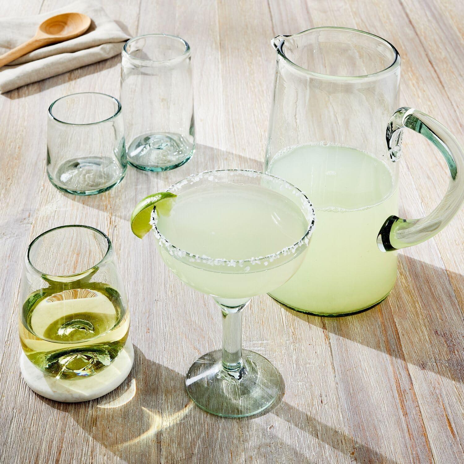 Sur La Table Recycled Green Highball Glass, Clear - view 5