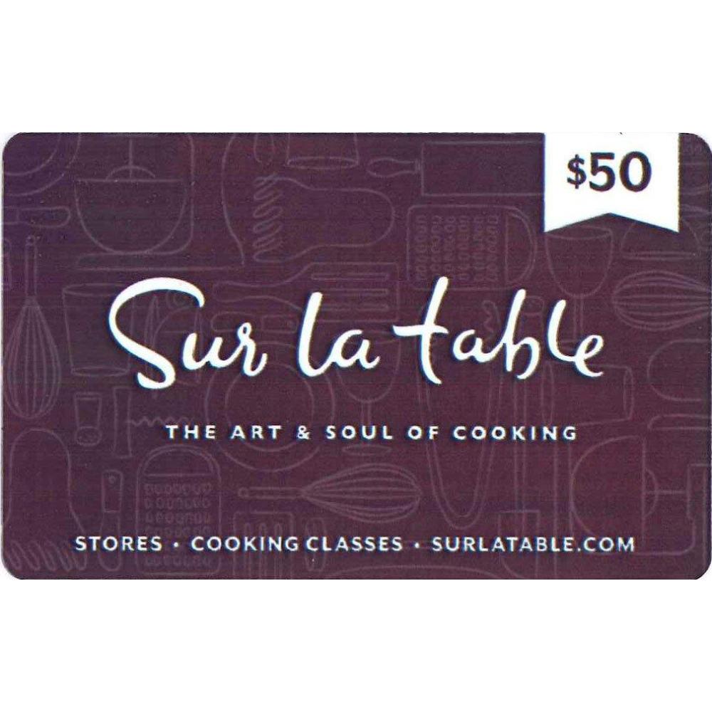 Sur La Table Gift Card $50(50)