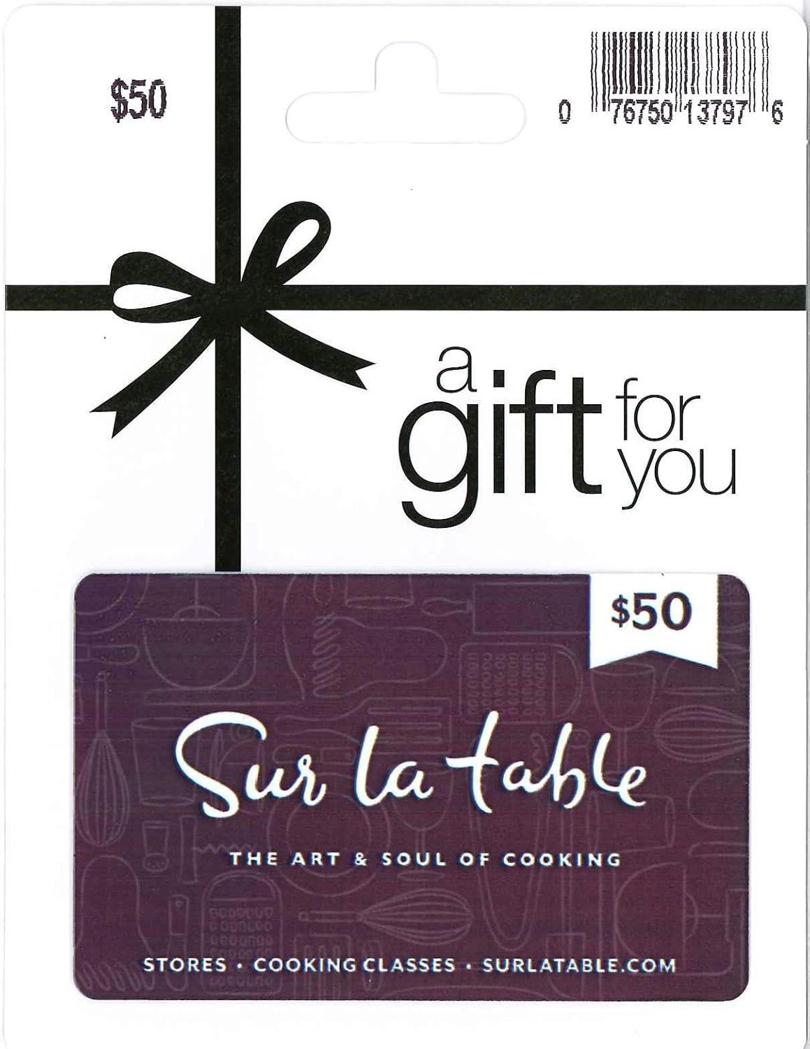 Sur La Table Gift Card $50(50) - view 2