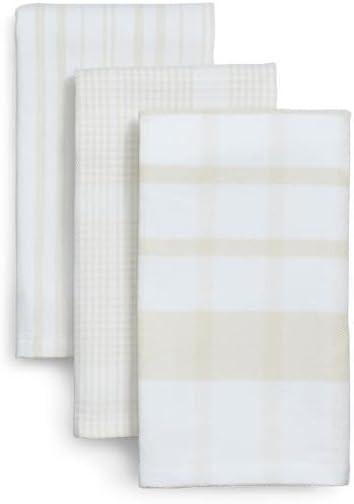 Sur La Table Assorted Twill Kitchen Towels, Set of 3, Cool Gray(Cool Gray) - view 4