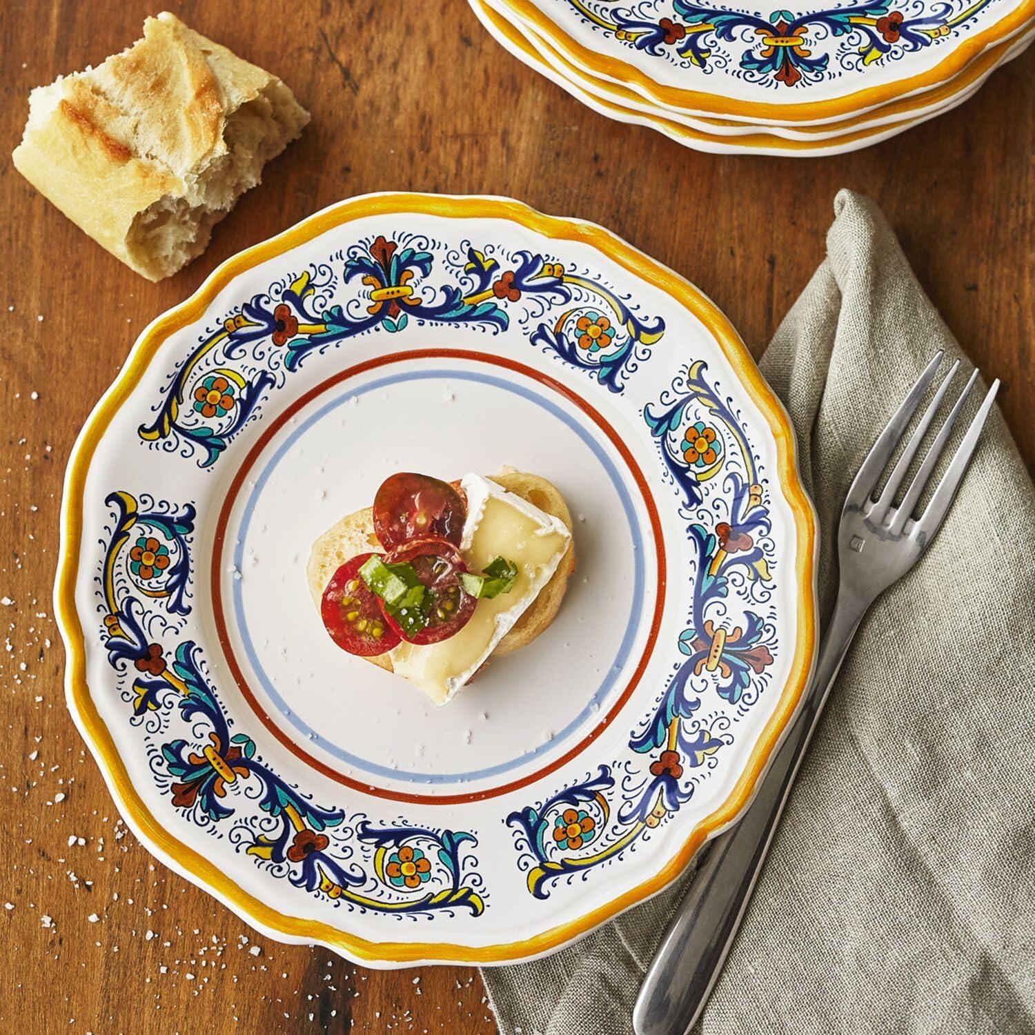 Sur La Table Nova Deruta Appetizer Plates, Set of 4, White - view 4