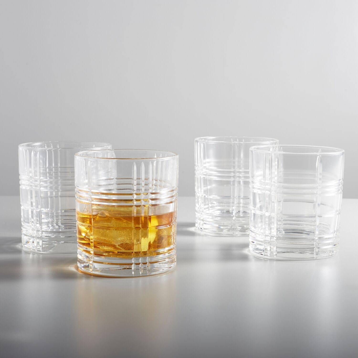 Sur La Table Tate Double Old Fashioned Glasses, Clear - view 3