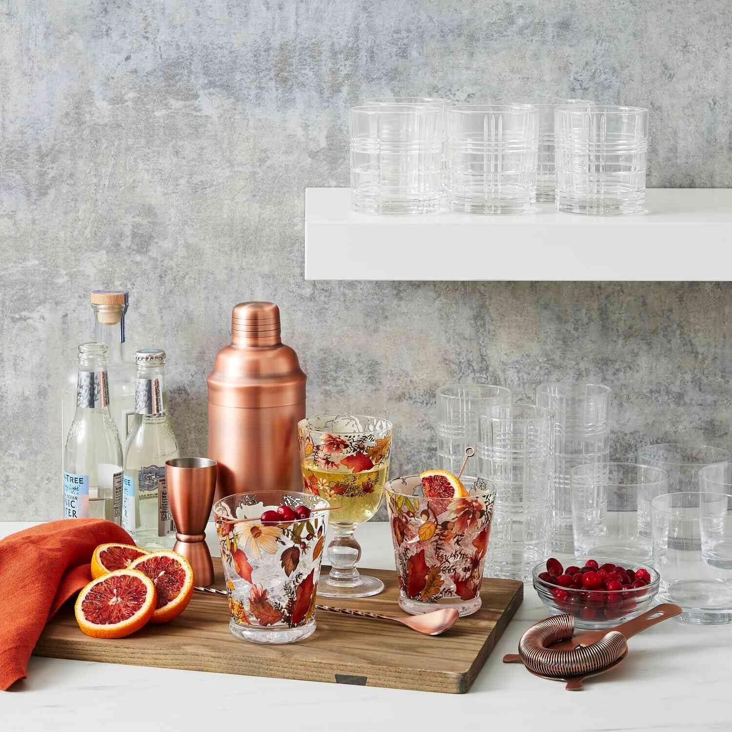 Sur La Table Tate Double Old Fashioned Glasses, Clear - view 5