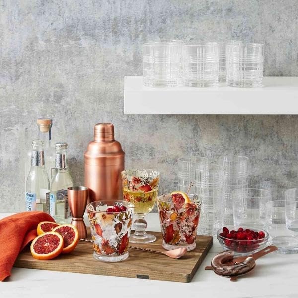 Sur La Table Tate Double Old Fashioned Glasses, Clear - view 6