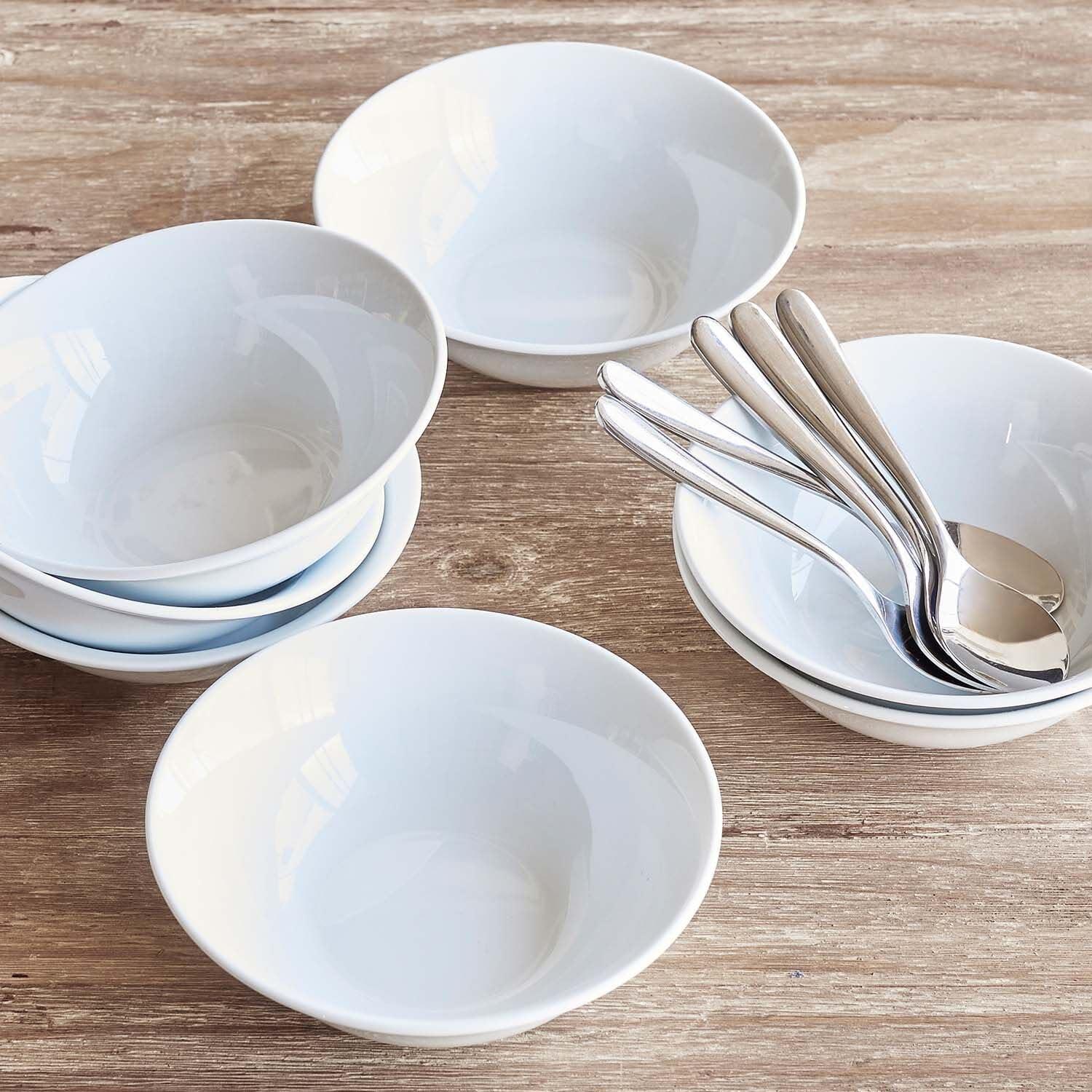 Sur La Table Bistro Cereal Bowl, White - view 3