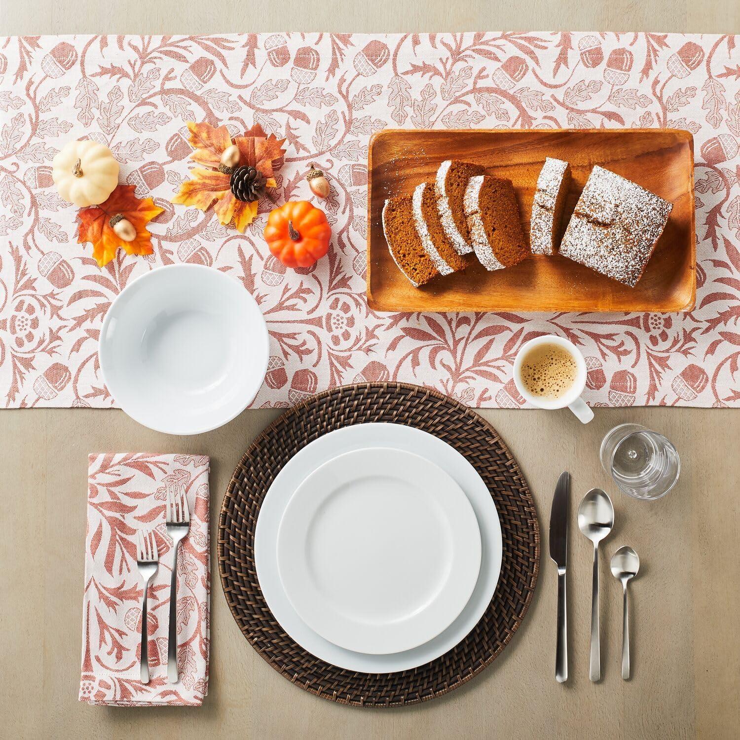 Sur La Table Bistro 24 Piece Porcelain Dinnerware Set includes Dinner Plates, Salad Plates, Cereal Bowls and Mugs, Service for 6, White – Microwave and Dishwasher - view 6