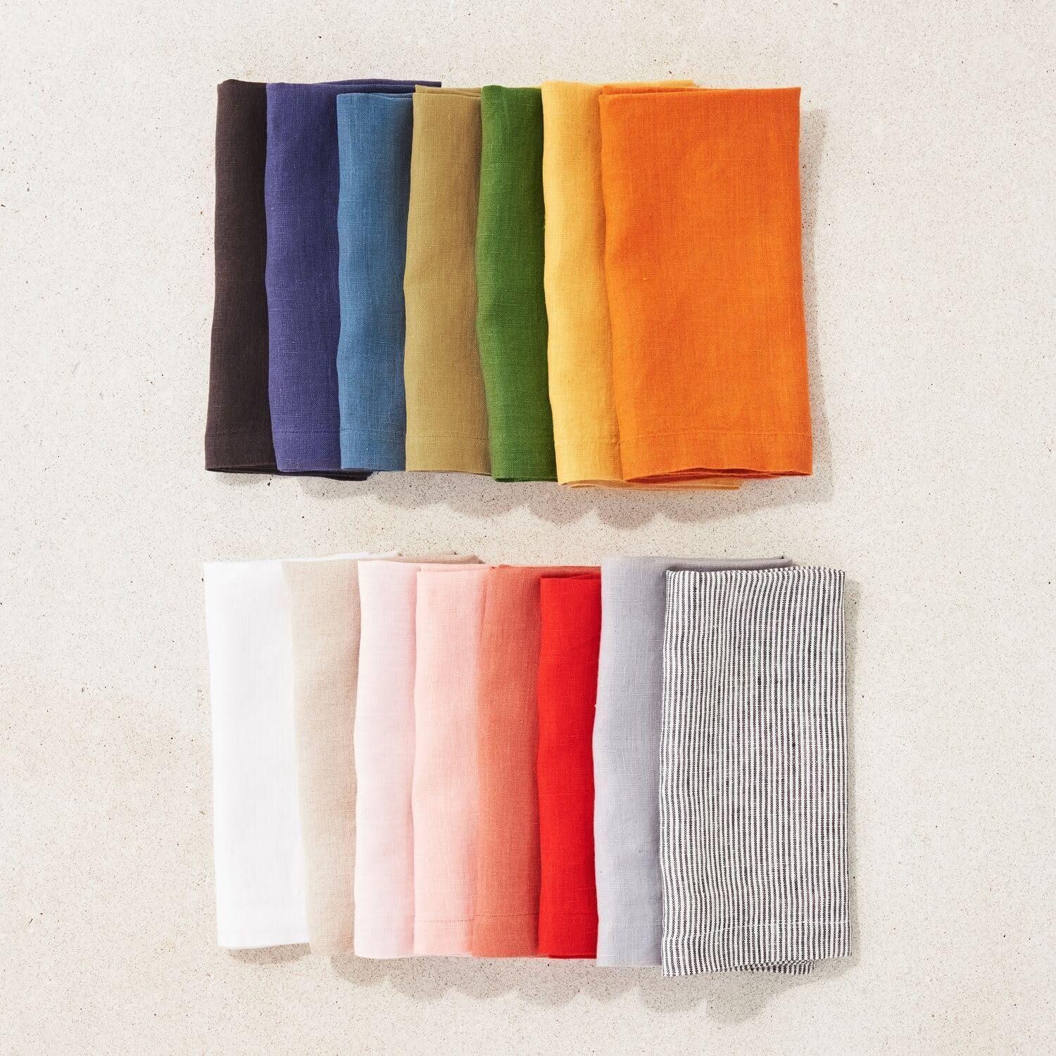 Sur La Table Jacquard Floral Napkins, Set of 4, Indigo(Terracotta) - view 4