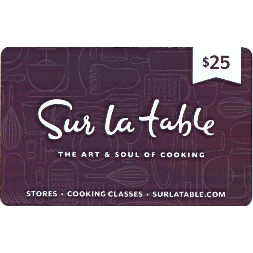 Sur La Table Gift Card $50(25)