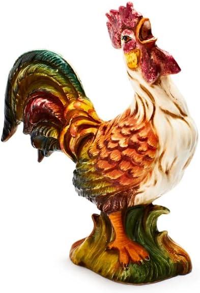 Sur La Table Italian Hand-Painted Rooster, 10.25″, Green - view 2