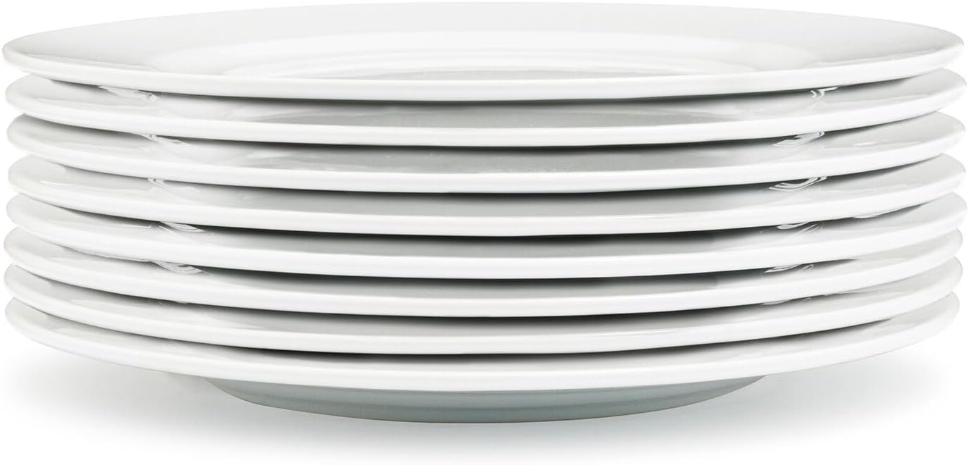 Sur La Table Bistro Round Dinner Plates, White - view 2