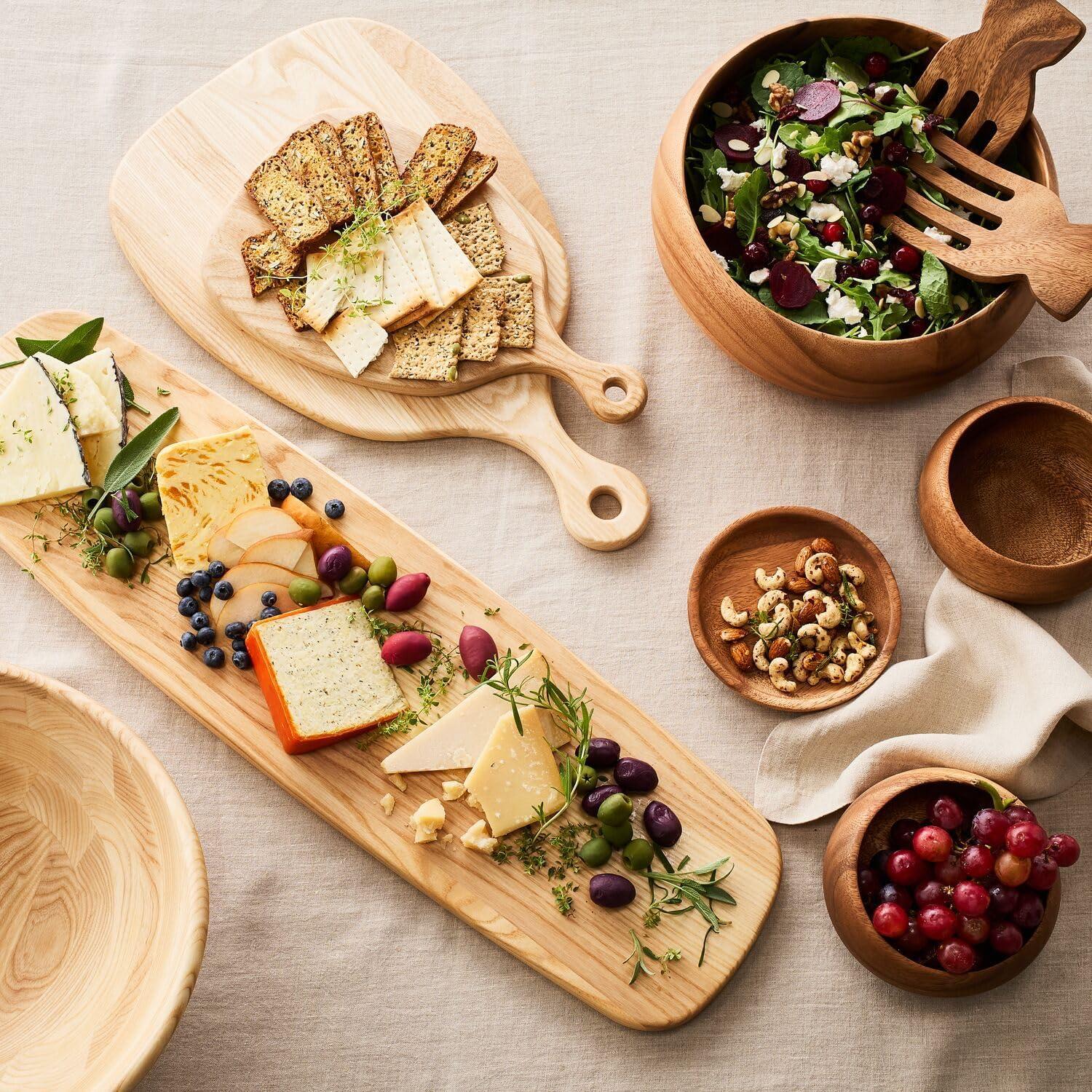 Sur La Table Acacia Wood Salad Hands - view 2