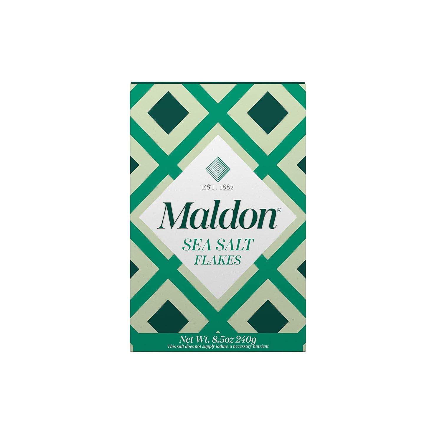Maldon Salt, Sea Salt Flakes, 8.5 oz (240 g), Kosher, Natural, Unique Gourmet Pyramid Shaped Salt Flakes, Perfect for a Wide Range of Dishes, Hand-Harvested for Four Generations (Packaging May vary)(8.5 Ounce (Pack of 1)) - view 6