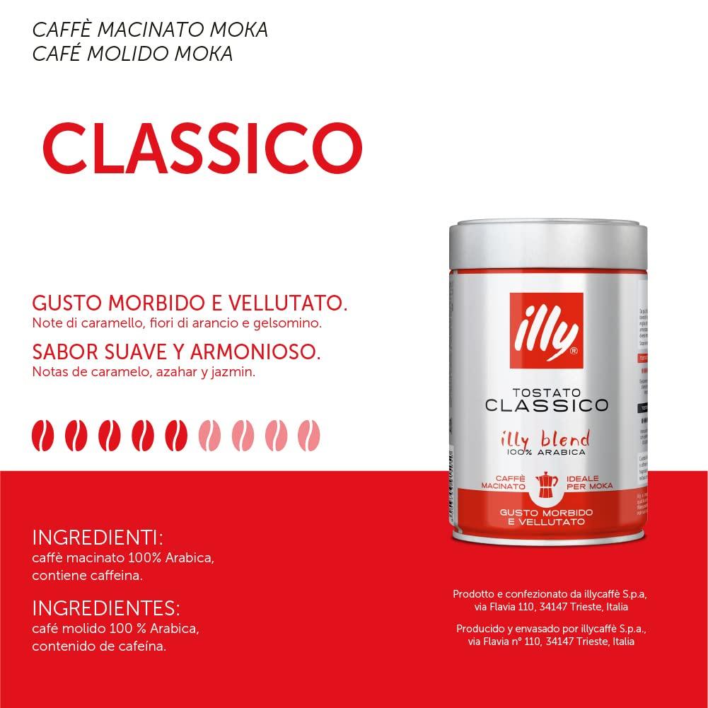 illy Ground Moka Coffee Classico, Medium Roast, Brown - view 2