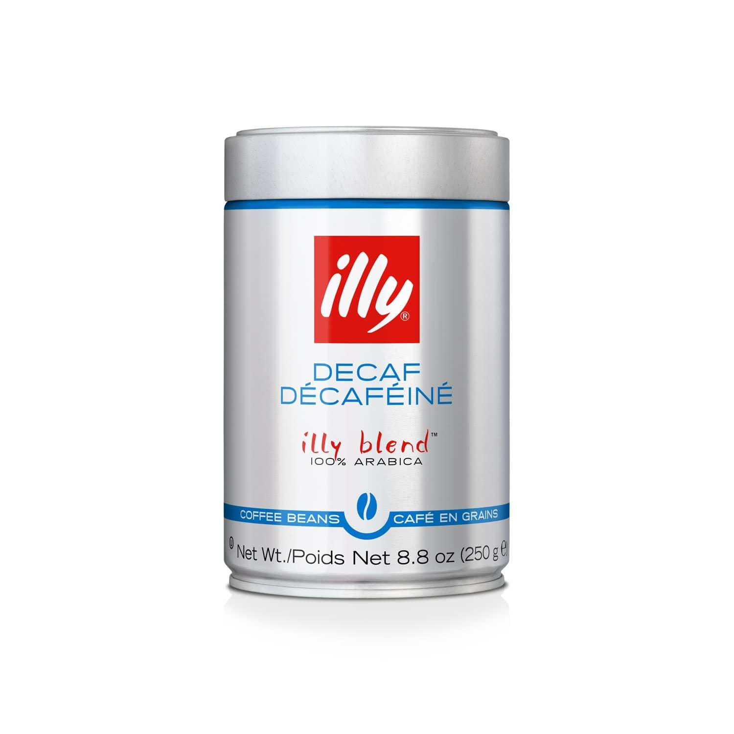 illy Italian Whole Bean Decaffeinated Coffee, One Can, 8.8-ounces - view 3