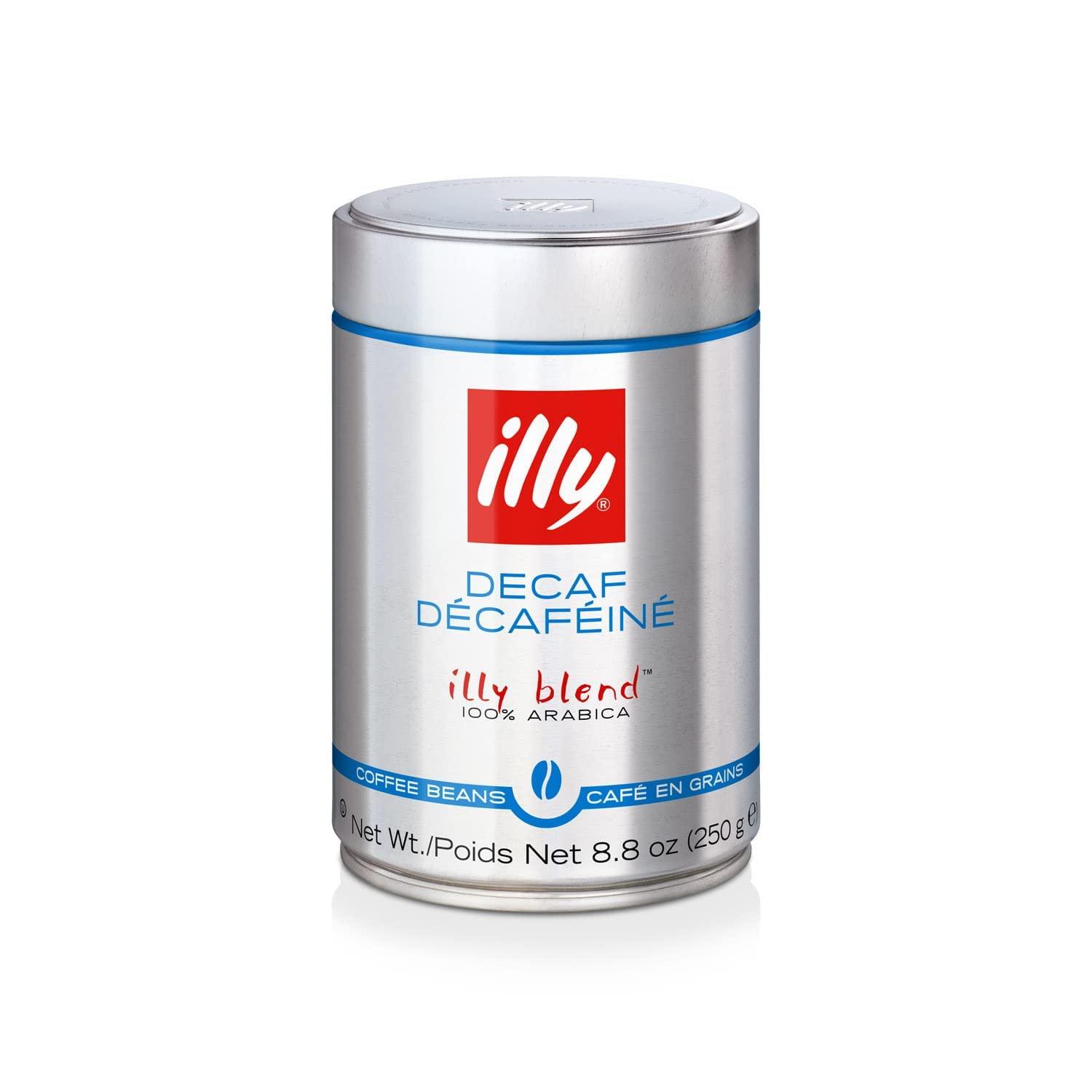 illy Italian Whole Bean Decaffeinated Coffee, One Can, 8.8-ounces - view 4