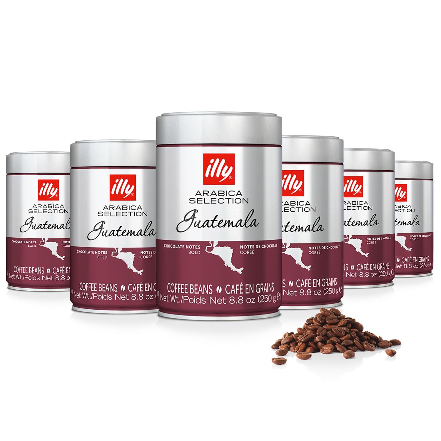illy Whole Bean Coffee – Perfectly Roasted – Colombia Medium Roast – Smooth Taste, Notes of Fruit – Fruit Notes – 100% Arabica Beans – No Preservatives – 8.8 Ounce(Guatemala Single Origin Dark Roast) - view 8