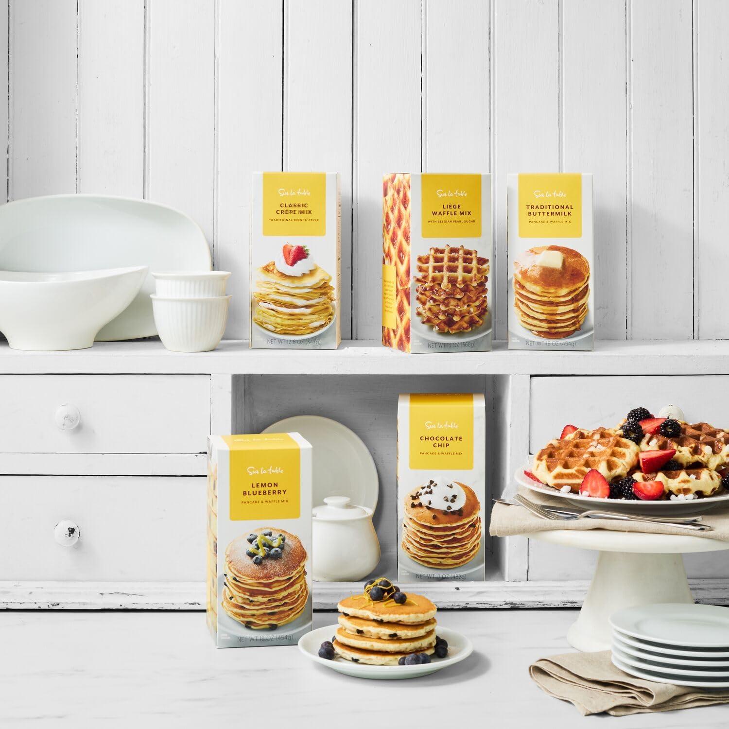 Sur La Table Chocolate Chip Pancake & Waffle Mix, Yellow - view 3
