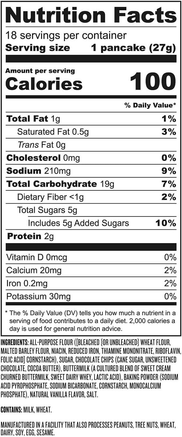 Sur La Table Chocolate Chip Pancake & Waffle Mix, Yellow - view 4