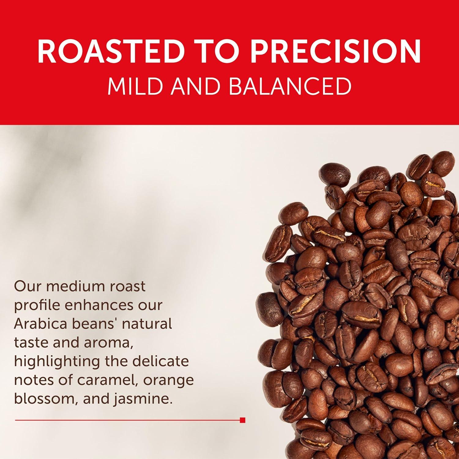 illy Whole Bean Coffee – Perfectly Roasted – Colombia Medium Roast – Smooth Taste, Notes of Fruit – Fruit Notes – 100% Arabica Beans – No Preservatives – 8.8 Ounce(Classico Medium Roast / Decaf Medium Roast) - view 3