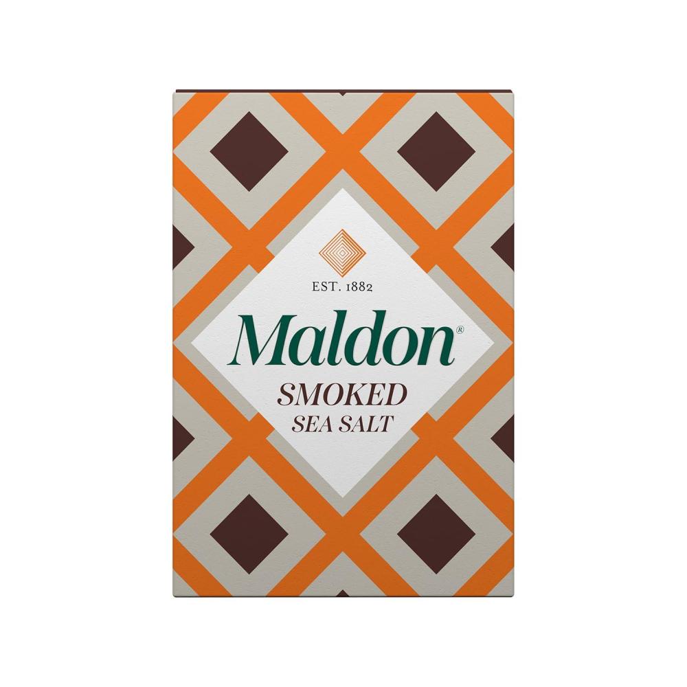 Maldon Salt, Sea Salt Flakes, 8.5 oz (240 g), Kosher, Natural, Unique Gourmet Pyramid Shaped Salt Flakes, Perfect for a Wide Range of Dishes, Hand-Harvested for Four Generations (Packaging May vary)(4.4 Ounce (Pack of 1))