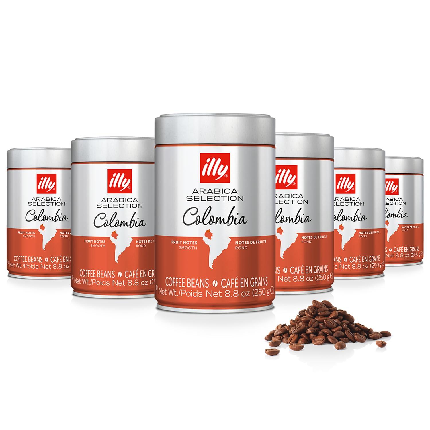 illy Whole Bean Coffee – Perfectly Roasted – Colombia Medium Roast – Smooth Taste, Notes of Fruit – Fruit Notes – 100% Arabica Beans – No Preservatives – 8.8 Ounce(Colombia Single Origin Medium Roast) - view 8