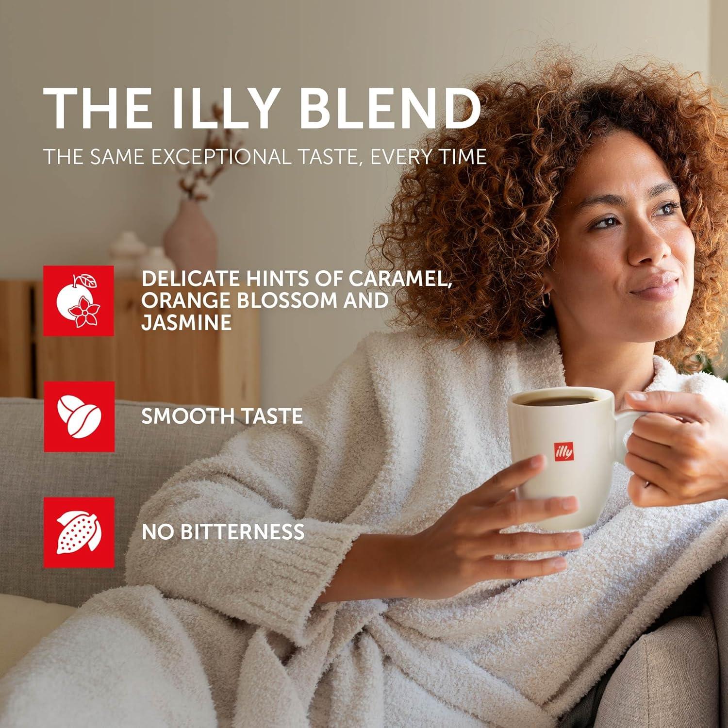 illy Whole Bean Coffee – Perfectly Roasted – Colombia Medium Roast – Smooth Taste, Notes of Fruit – Fruit Notes – 100% Arabica Beans – No Preservatives – 8.8 Ounce(Classico Medium Roast / Intenso Bold Roast) - view 5