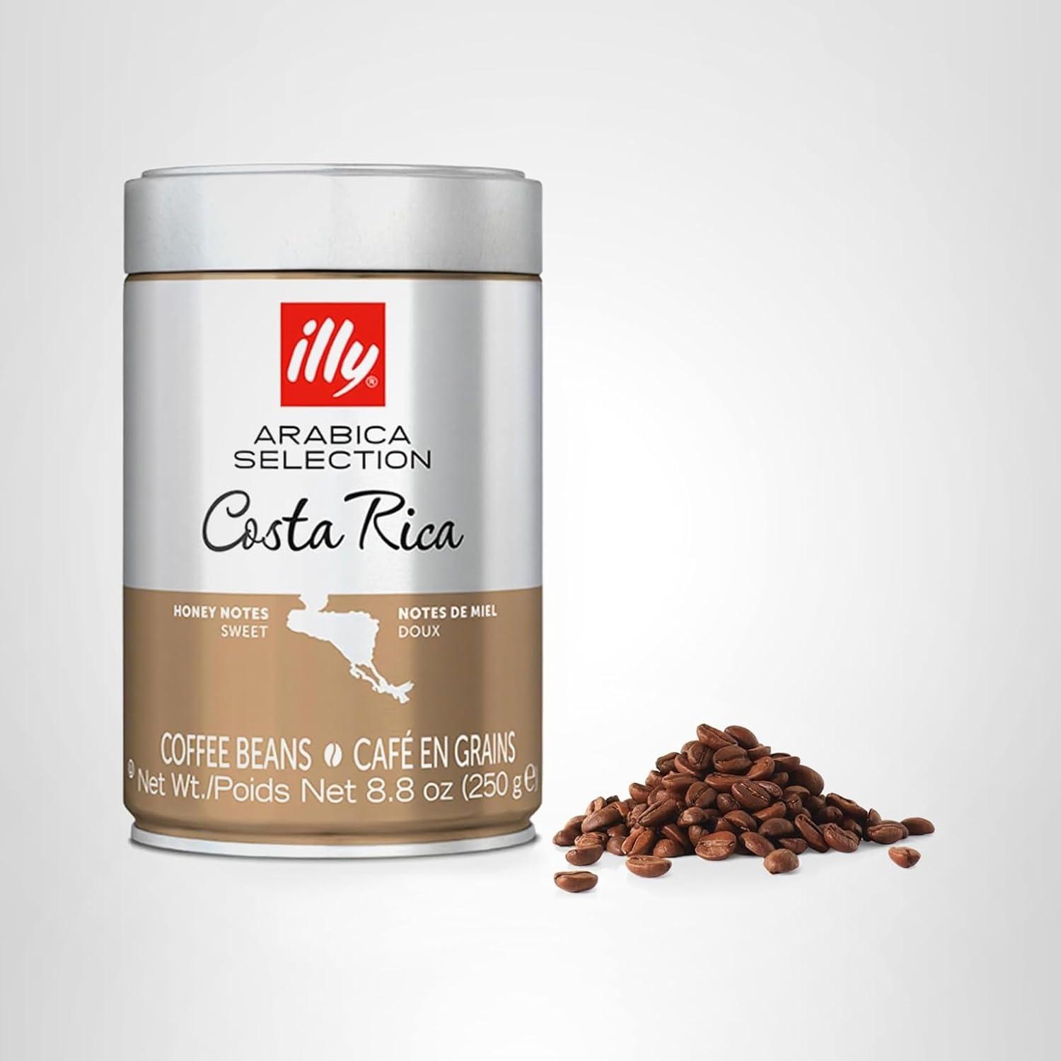 illy Whole Bean Coffee – Perfectly Roasted – Colombia Medium Roast – Smooth Taste, Notes of Fruit – Fruit Notes – 100% Arabica Beans – No Preservatives – 8.8 Ounce(Costa Rica Single Origin Medium Roast) - view 8