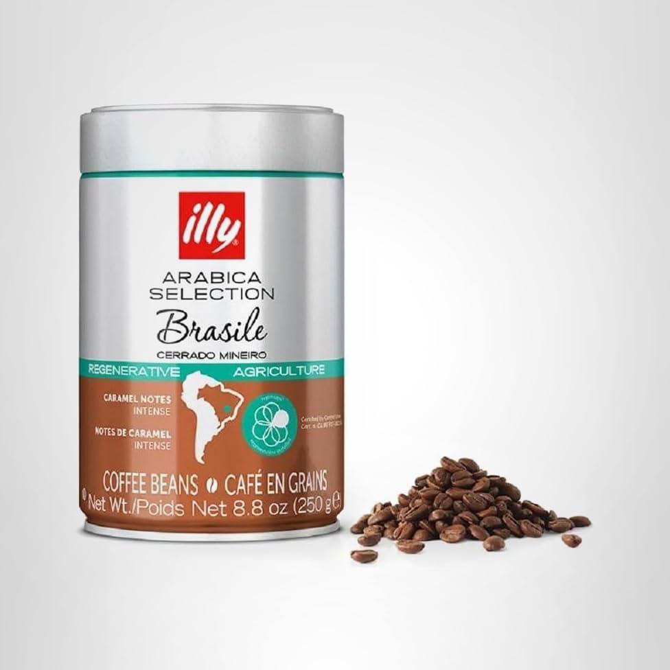 illy Whole Bean Coffee – Perfectly Roasted – Colombia Medium Roast – Smooth Taste, Notes of Fruit – Fruit Notes – 100% Arabica Beans – No Preservatives – 8.8 Ounce(Brasile Regenerative Agriculture) - view 8