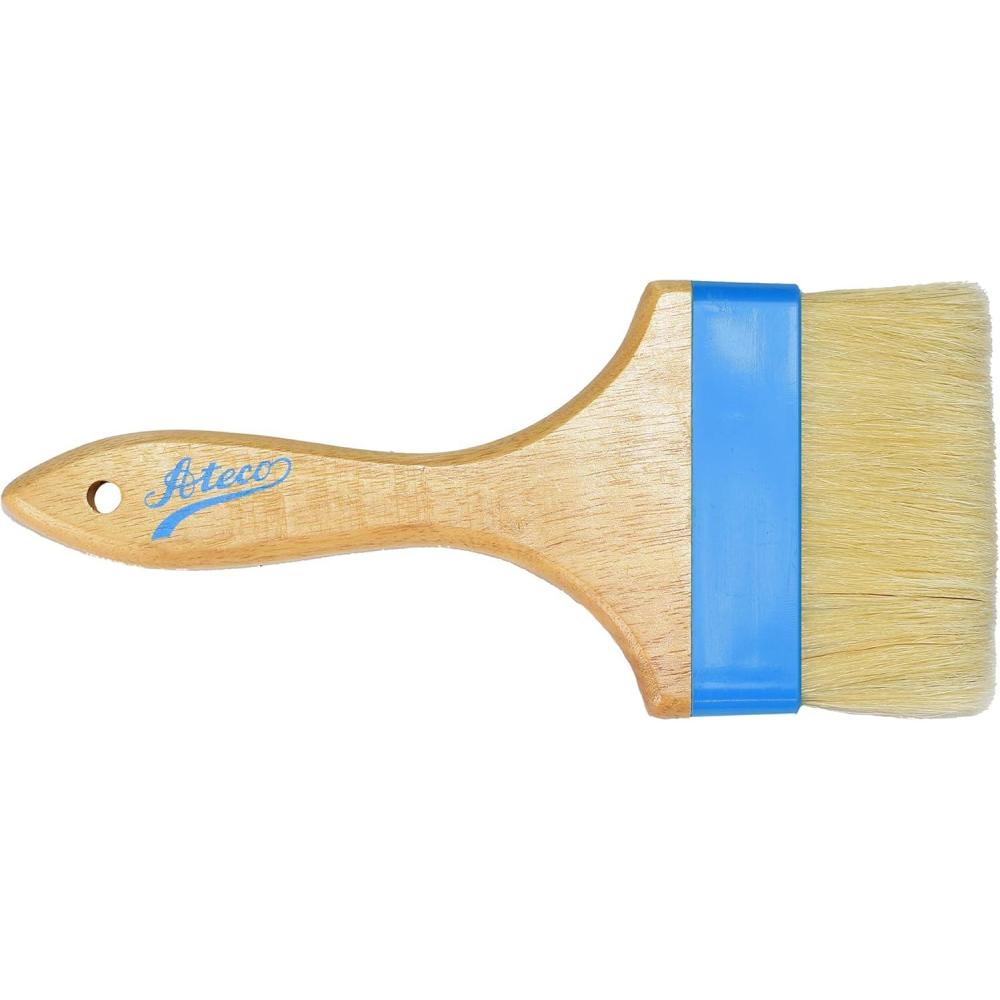 Ateco Pastry Brush, 1″ Wide, White(4″ Flat Composite Ferrule)