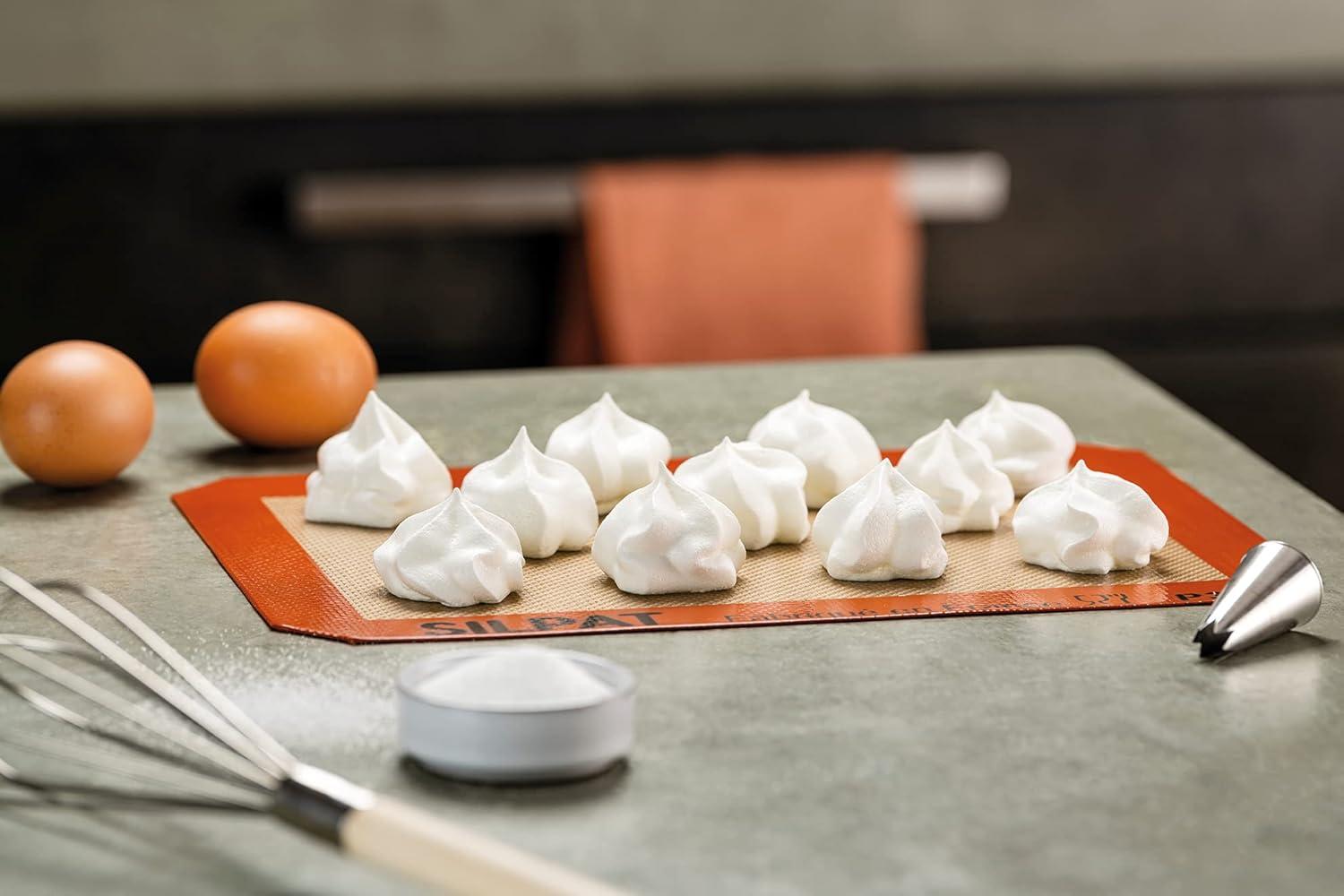 Silpat Premium Non-Stick Silicone Baking Mat, 3/4 Sheet, Cream(Small) - view 7