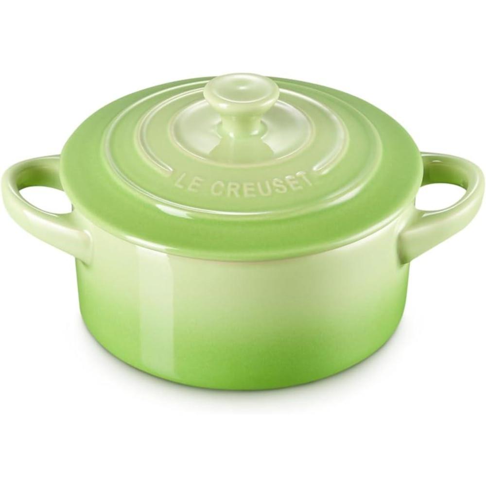 Le Creuset Stoneware Mini Round Cocotte, 8 oz., Caribbean(Palm)