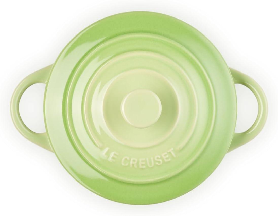 Le Creuset Stoneware Mini Round Cocotte, 8 oz., Caribbean(Palm) - view 2