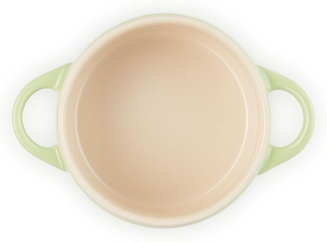 Le Creuset Stoneware Mini Round Cocotte, 8 oz., Caribbean(Palm) - view 3