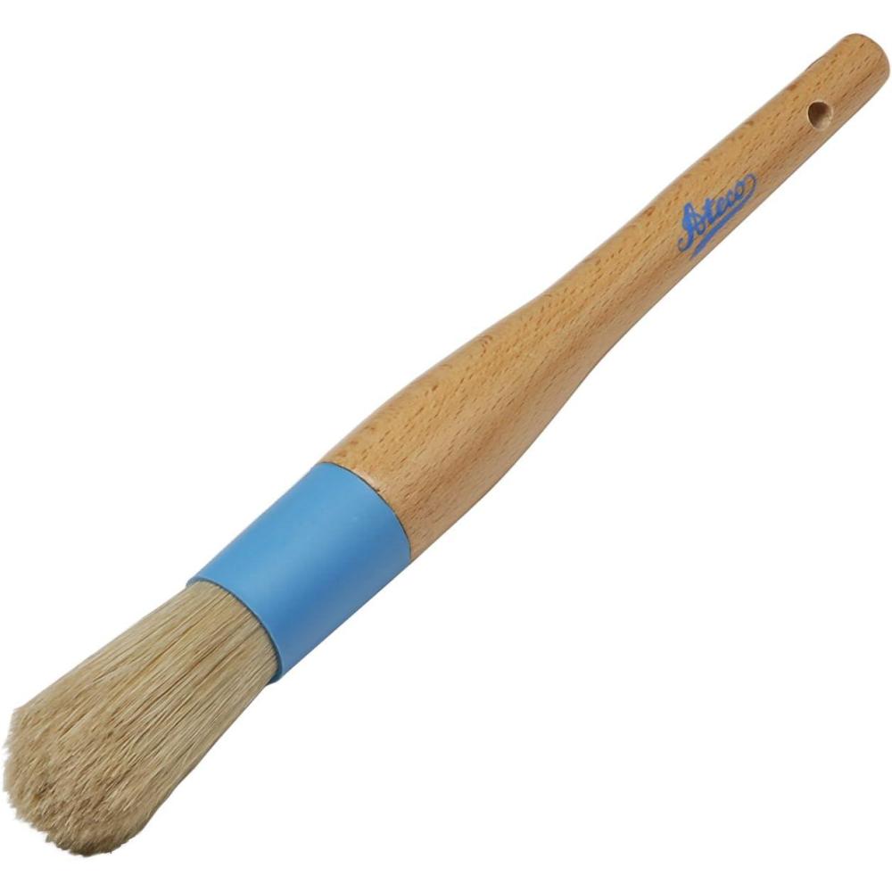 Ateco Pastry Brush, 1″ Wide, White(1″ Round Composite Ferrule) - view 2