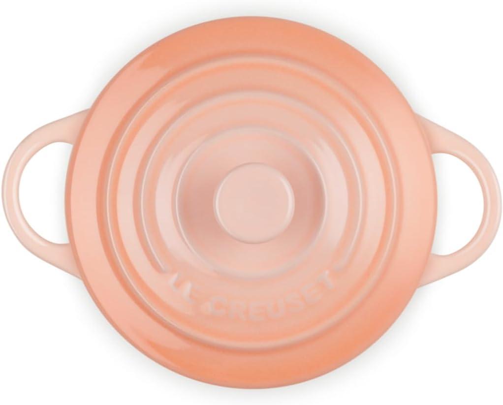 Le Creuset Stoneware Mini Round Cocotte, 8 oz., Caribbean(Peche) - view 3
