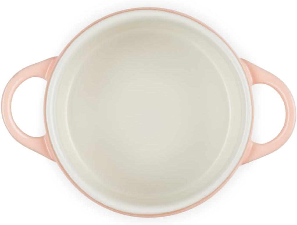 Le Creuset Stoneware Mini Round Cocotte, 8 oz., Caribbean(Peche) - view 4
