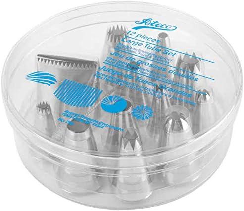 Ateco Jumbo Tip Set, Silver - view 2